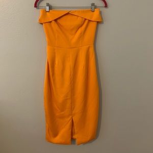 Orange dress